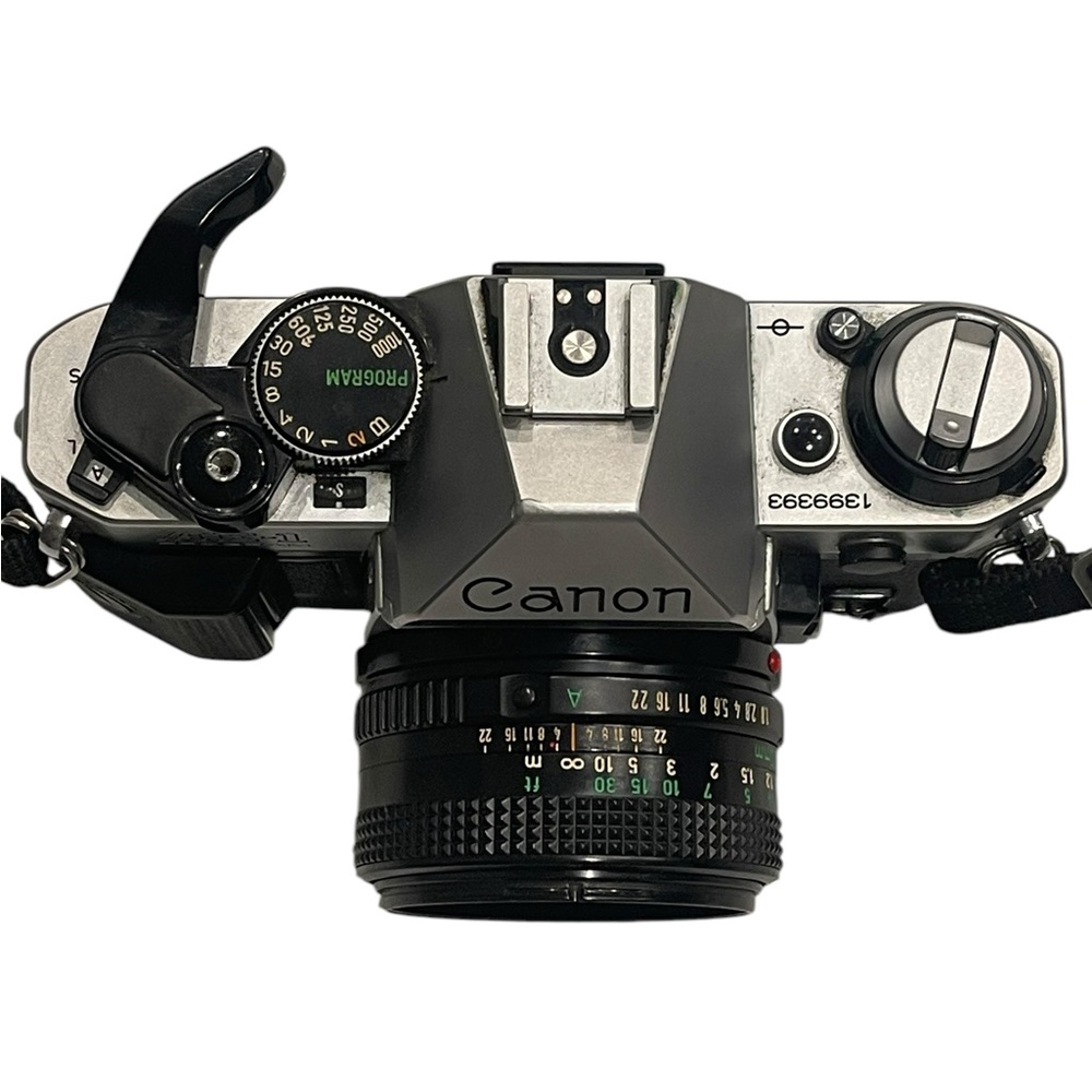 Canon AE-1 Program Silver and Black Camera - Picture 2 of 11